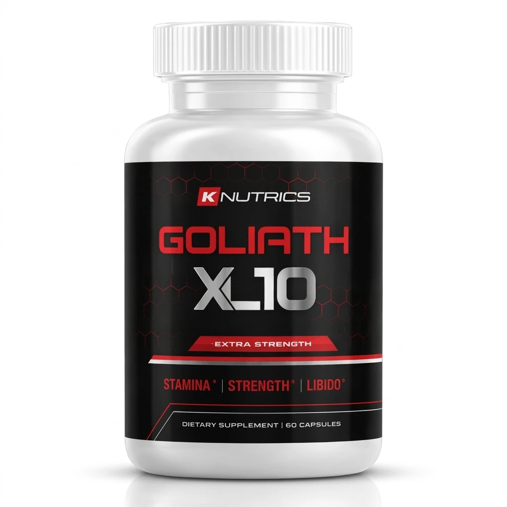 Goliath XL 10 Product Bottle front view